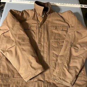 COPY - Schmidt Coat Mens M Canvas Work Wear Chore Western Rugged Laborer Outdoo…